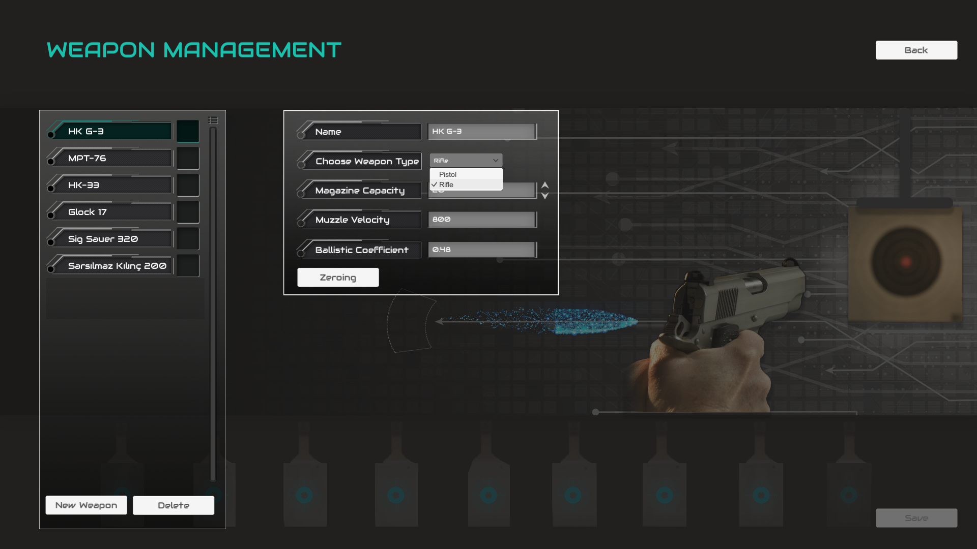 Weapon Management